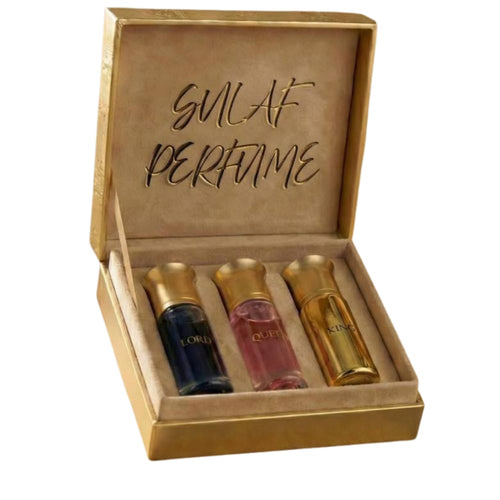 Sulaf Perfume Set: King, Queen, and Lord - 3 x 200ml